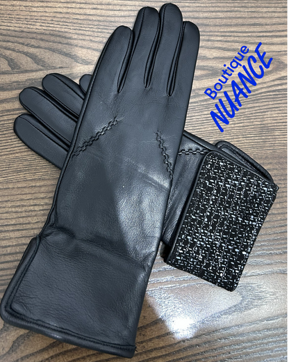 Élégance Réversible – Les Gants en Cuir Bedard #A5-3937