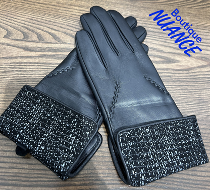 Élégance Réversible – Les Gants en Cuir Bedard #A5-3937