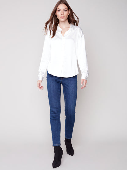 Blouse made by Charlie B # C4489_678B_276