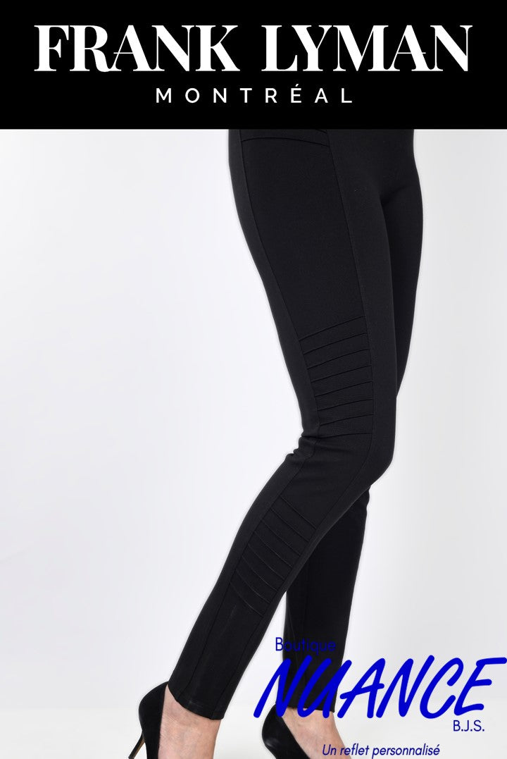 Pantalon noir stylé de Frank Lyman # 233922U