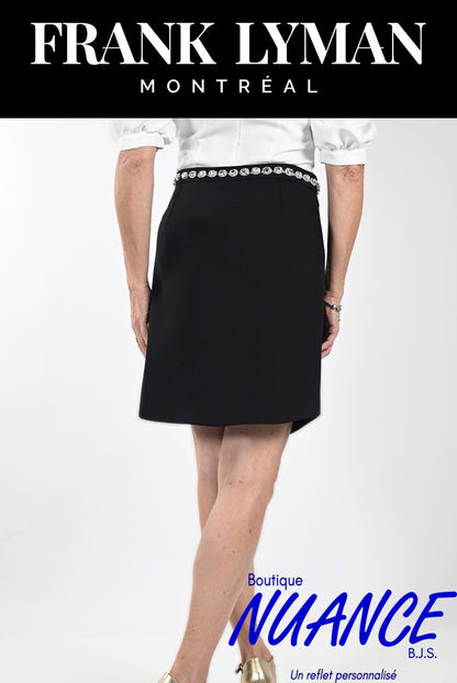 Jupe noir stylé de Frank Lyman # 233806U