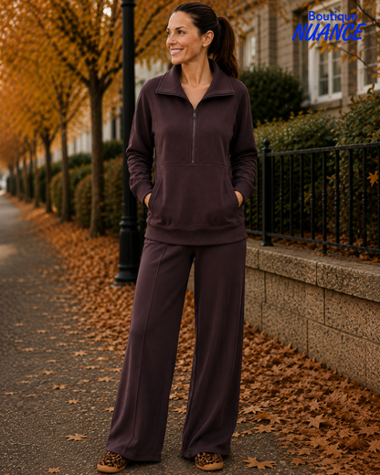Half-zip top with quilted details - Tribal #6298O-5032