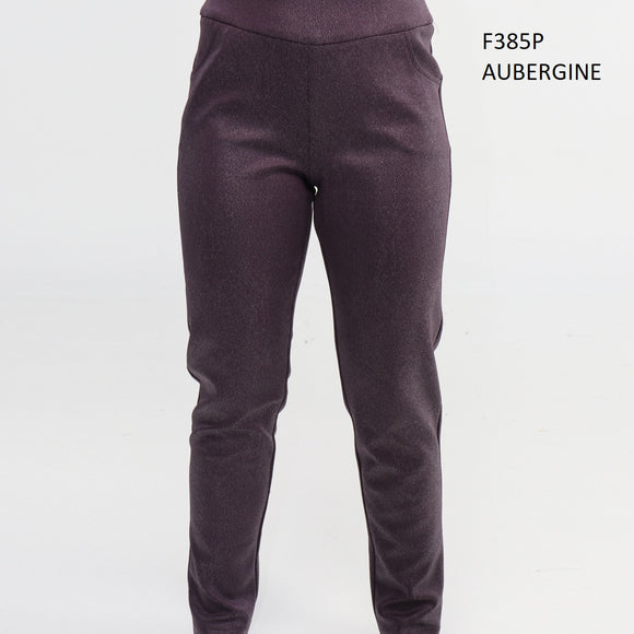 Pantalon Aubergine de Dévia # F385P