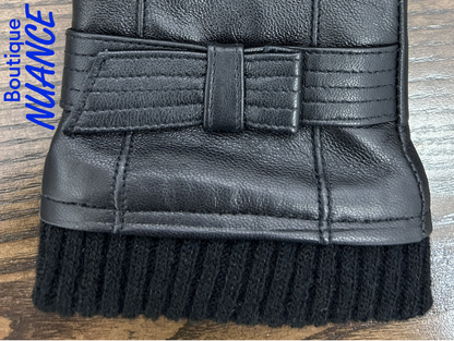 Élégance et chaleur — Les gants de cuir Bedard #F5-1187