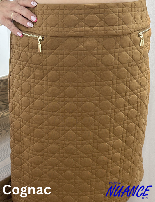 Carreaux d’Audace : La Jupe Texturée Frank Lyman #253334