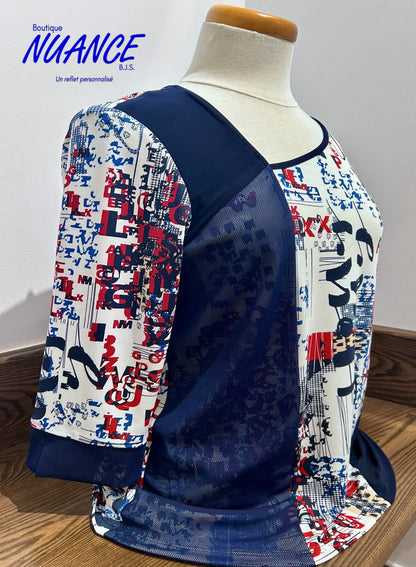 Abstract Fashion - Crystal Fashion Sweater #S15-11246