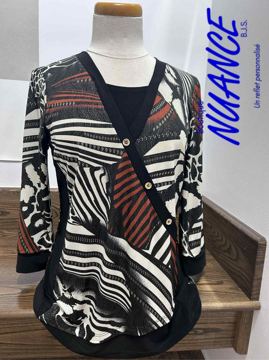 Elegant Golden Savannah – The Crystal Top #S25-11320