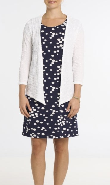 Veste ample en tissu texturé - Dévia #S404J