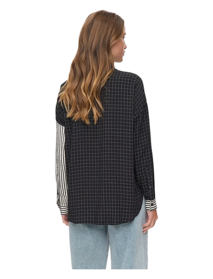 Chemisier Bicolore Brodé – NÜMPH #705985