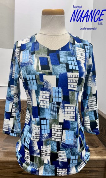 Abstract Elegance Burst - Crystal Fashion Sweaters #S15-1461