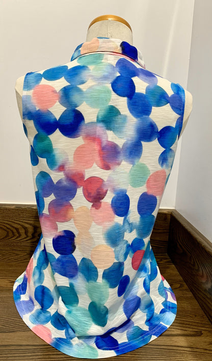 Éclat d'Été - Le Chemisier Sans Manches  Variations : #V8230