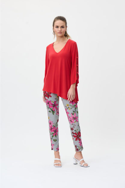 Pantalon Joseph Ribkoff vanille/multi à imprimé floral Model 231024