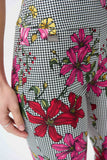 Joseph Ribkoff pants in vanilla/multi color with floral print, Model 231024