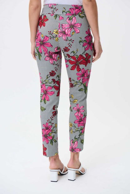 Pantalon Joseph Ribkoff vanille/multi à imprimé floral Model 231024