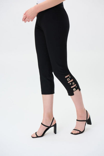 Joseph Ribkoff cropped cut pants, Model 231026.