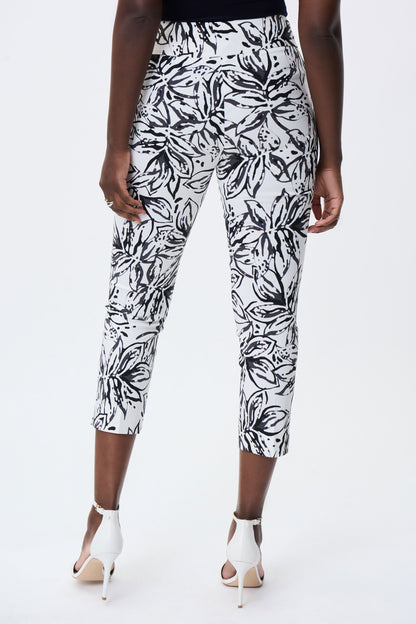 Pantalon droit avec imprimé floral de Joseph Ribkoff # 231030