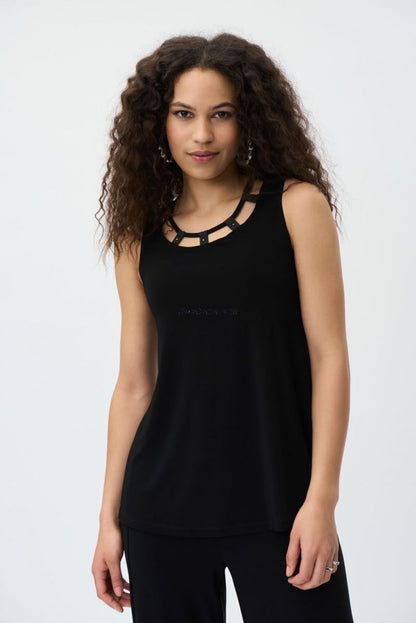 Women's black top Joseph Ribkoff Model 231058