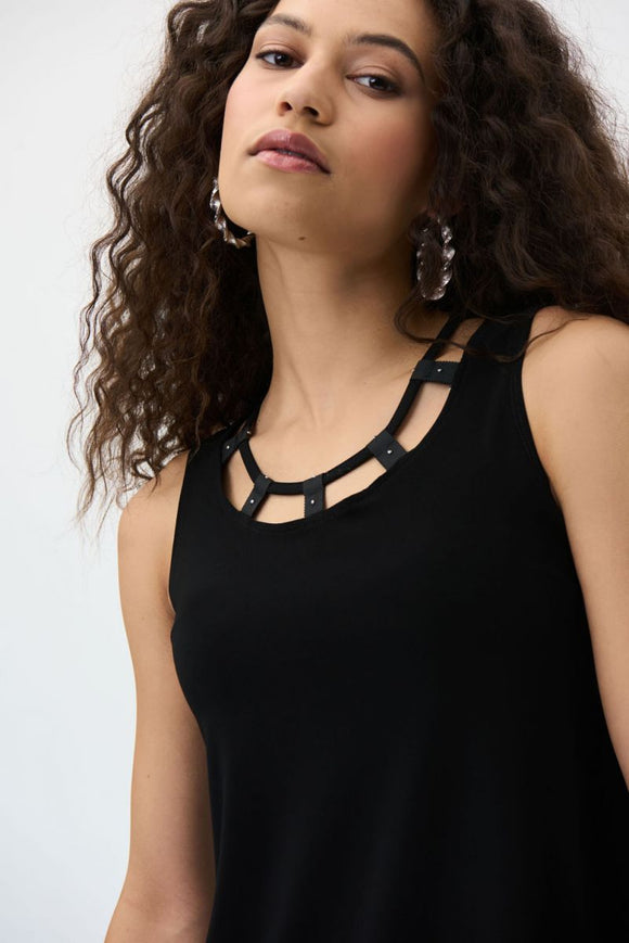 Women's black top Joseph Ribkoff Model 231058