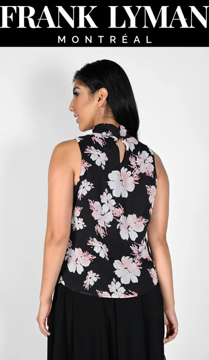 Haut noir et rose de Frank Lyman # 231108