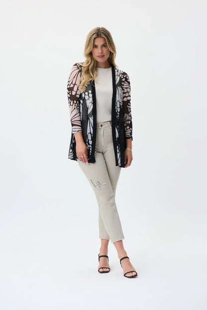 Floral print cardigan by joseph Ribkoff Style 231221