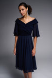 Midnight Blue dress by Joseph Ribkoff signature collection # 231723