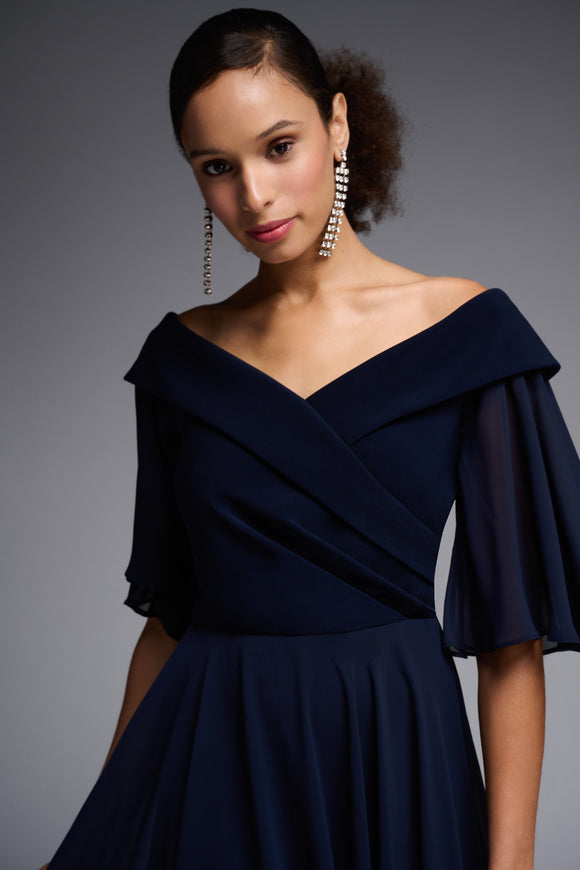Midnight Blue dress by Joseph Ribkoff signature collection # 231723