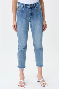 Vintage blue denim jeans by Joseph Ribkoff model 231924