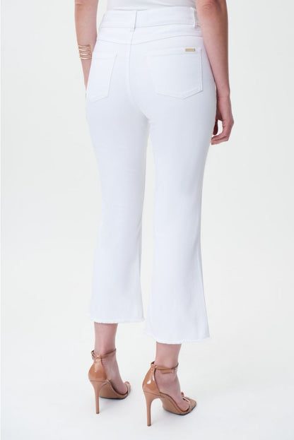 Pantacourt Évasé Blanc Éco-Chic - Le Jeans Joseph Ribkoff  #232936