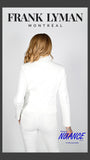 White faux leather jacket, designed by Frank Lyman #236610U
