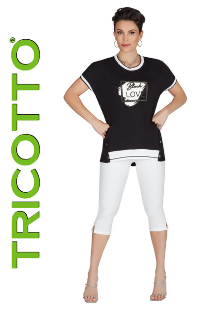 Legging blanc ou navy de Tricotto  # 915