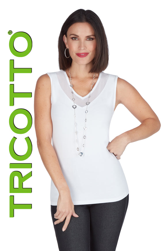 Camisole in black or white signed Tricotto # 912