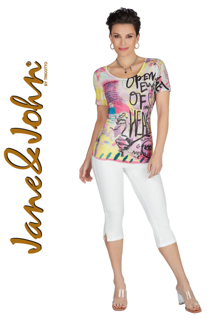 Legging blanc ou navy de Tricotto  # 915